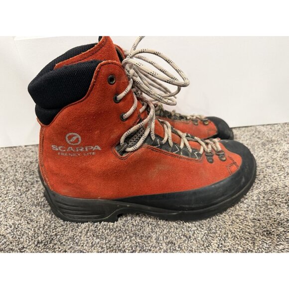 scarpa freney lite mountaineering boots Red 44.5 - Picture 1 of 6